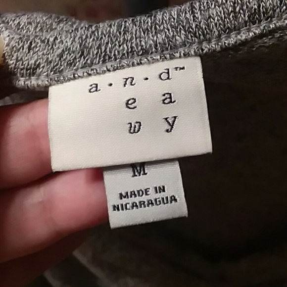 Gray long sleeved top - Picture 3 of 6